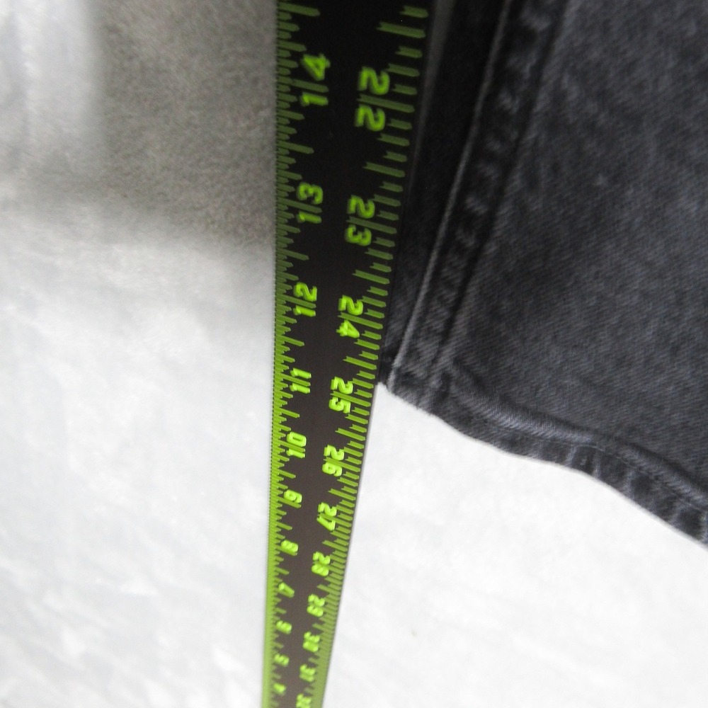 AGOLDE Riley Crop Jeans Black Wash Denim High Rise Button Fly Womens Size 29 - Picture 14 of 15